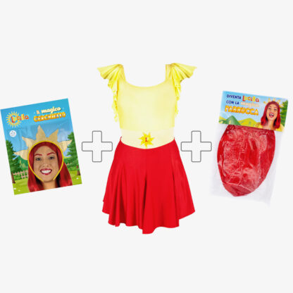 COSTUME COMPLETO LUCILLA (Vestito + Parrucca + Cerchietto)